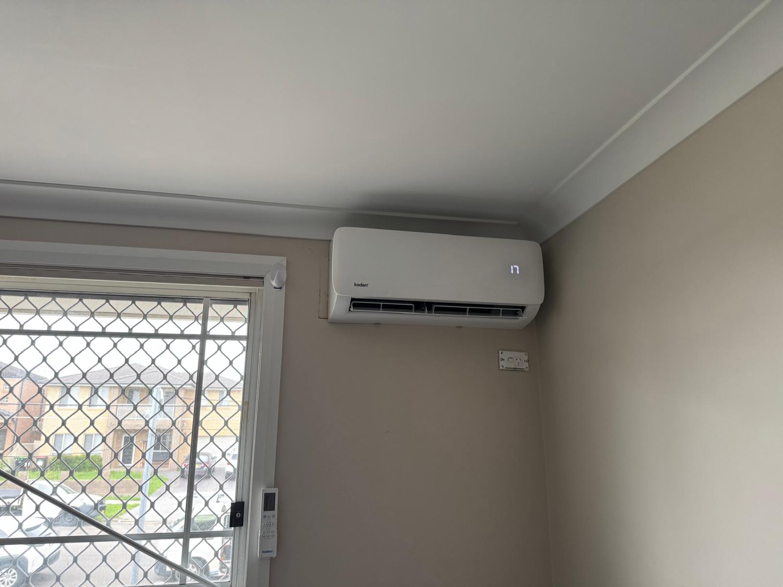 Living area split installation in Fairfield